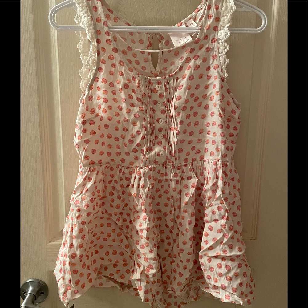 Pink dot tank top